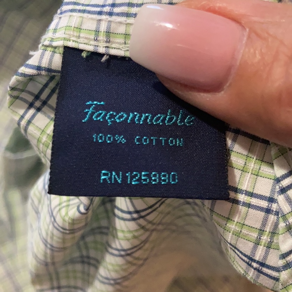 Faconnable size 4 button down - Picture 7 of 8